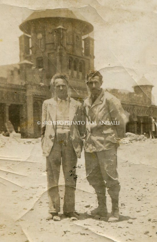 FOTO FRANCESCO ANIBALLI - ASMARA 1936 CON OTTAVIO MONTALESI