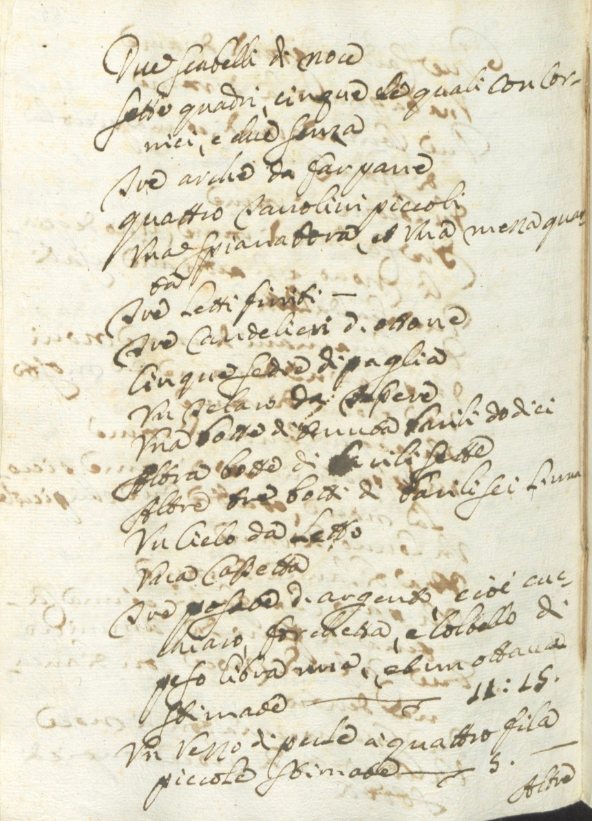 Archivio di Stato di Rieti, Archivio notarile distrettuale Rieti, Not. Domenico Schiara Catenacci, vol. 2655, cc. 154-155.